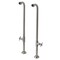 Aqua Vintage AE810S8DX Freestanding Tub Supply Line, Brushed Nickel AE810S8DX - alternate 1